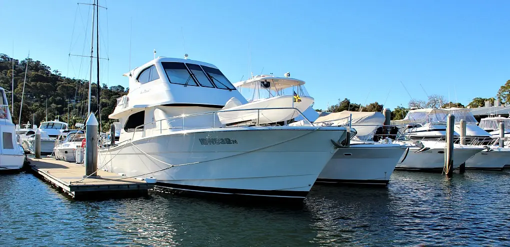 Boats berthed at Princes Street Marina, Newport